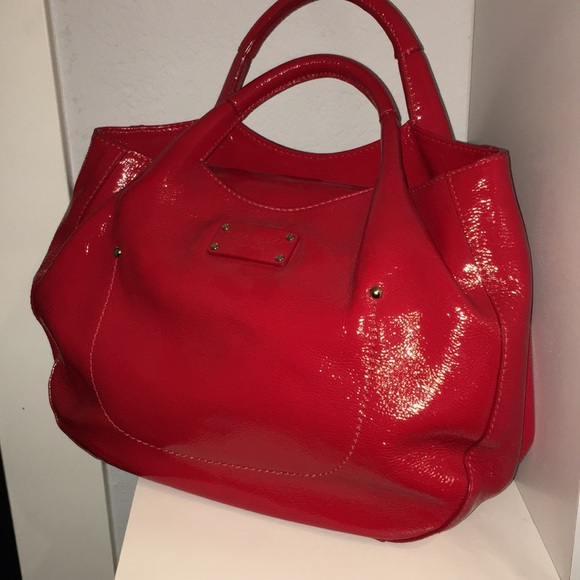 kate spade Handbags - LIKE NEW!! Kate Spade red patent leather handbag